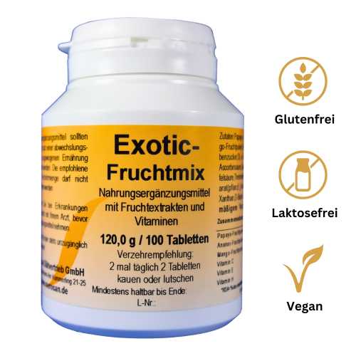 Fruchtmix-Kautabletten – Unterstützung für Verdauung & Energie